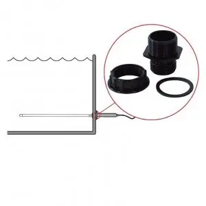 Tankdurchführung für Tauch UVC 40/75/80 Watt